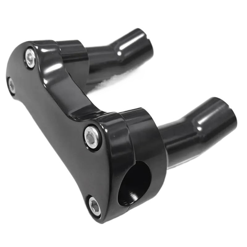 Pince de rehausseur guidon moto noir 3.5" haute résistance pour Sportster et Dyna