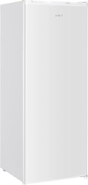 HYE Upright Larder Fridge - Medium Size Freestanding Fridge, 54.5cm Width, 242 Litre Capacity, Reversible Door, White, Suitable For Apartments & Families - RF01SDF242W01 - 2