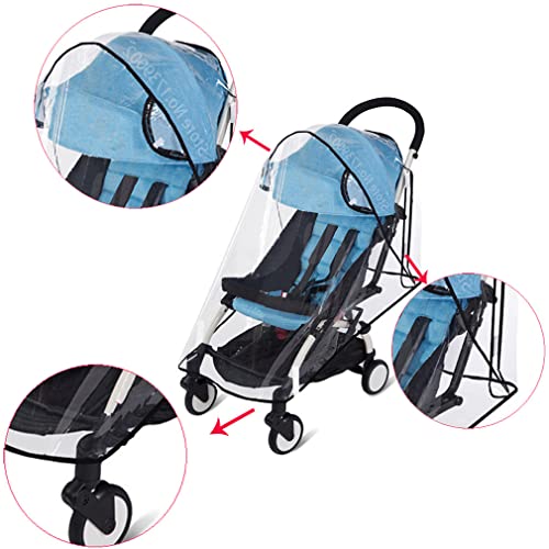 Stroller Rain Cover Weather Shield Compatible with YOYO 6+ YOYO2 YOYO3 Stroller