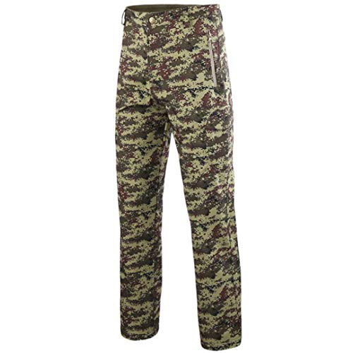 Pantalon tactique militaire en polaire chaud motif camouflage pour randonnée, Jungle russe, 34-37 Cover