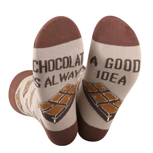 Funny Chocolate Lover Socks Gift