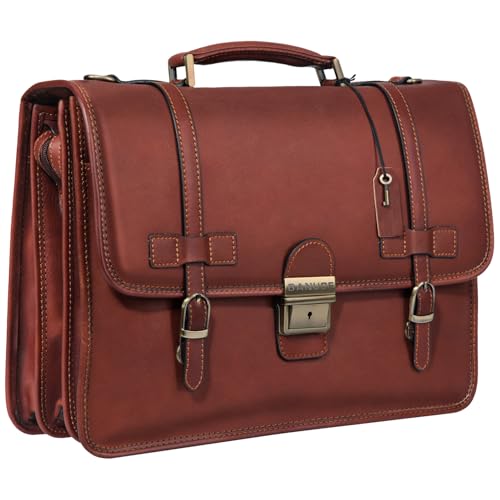 Banuce Italian Leather Briefcase 14