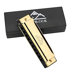 Harmonica doré doré - Les Beatles, Paul McCartney, John Lennon, RIngo Starr, George Harrison