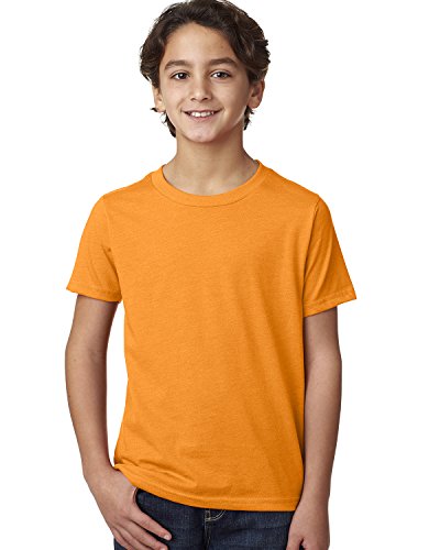 Next Level Big Boy's Crewneck Shrinkage Gorgeous T-Shirt, X-Small, Orange #TOP10