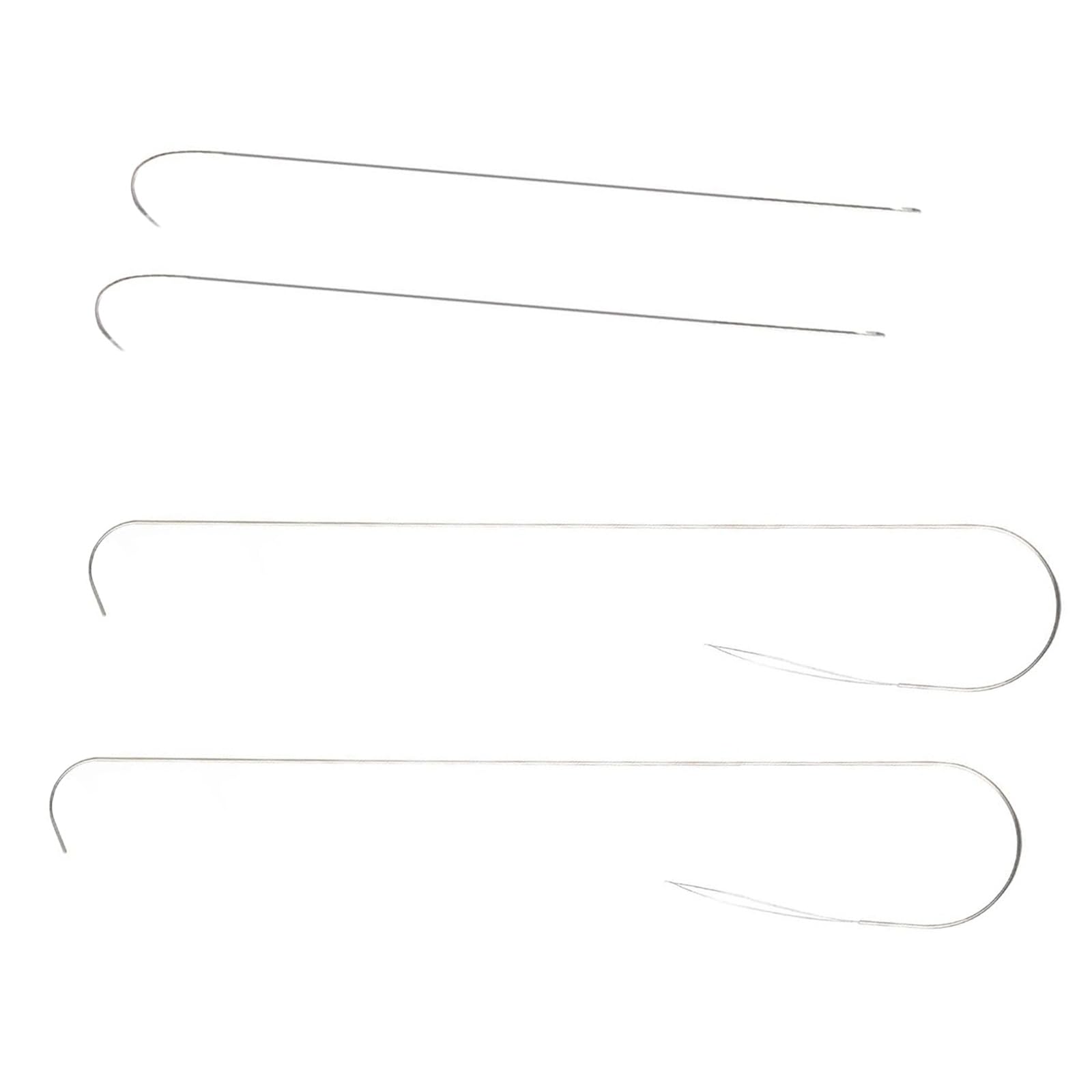 NEWFT Multipurpose Craft 4 Pieces Fine Beading Needle Set Craft Supplies for Professional and Hobbyist Jewelers Making