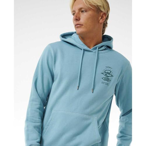 Rip Curl Search Icon Pullover Hoodie Dusty Blue 2XL3