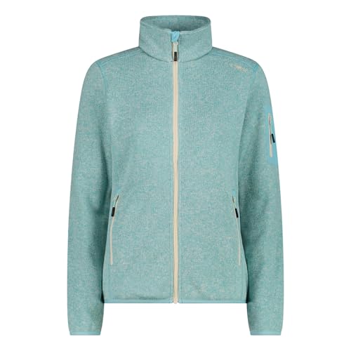 Veste chaude en polaire femme 4XL qui ne serre pas la taille coloris lagon