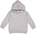 RABBIT SKINS Toddler Fleece Long Sleeve Hooded Pullover Sweatshirt with Side Seam Pockets, Heather, 2T
