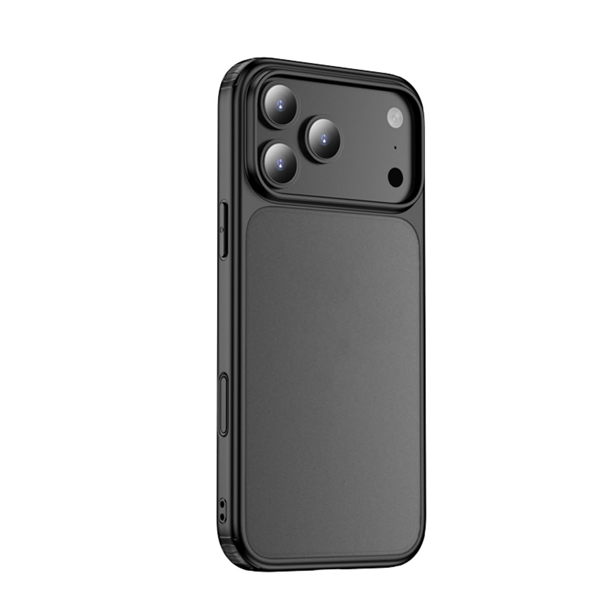 Coque TPU iPhone 17 Pro Max noire antichoc et transparente mate - 8