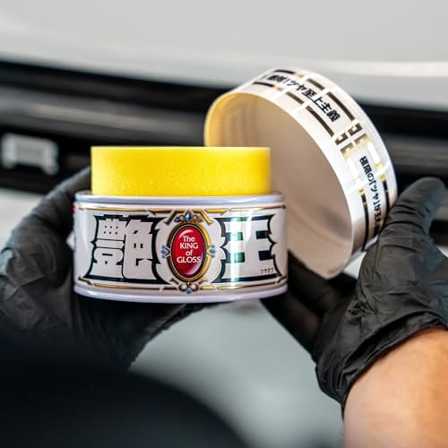 Cera para autos blanca Soft99 The King of Gloss White miniatura 3