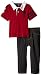 U.S. Polo Assn. Boys' 2 Piece Jersey Rugby Style Polo and Denim Jean Set