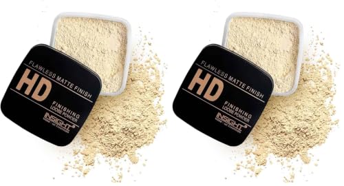 Image of INSIGHT HD Finishing Loose Powder|Matte Finish|Silky Texture| Long-Lasting | Lightweight |Controls Oil & Sebum | Blurs Pores & Fine Lines|Suitable for All Skin|Ivory-30g (Pack of 2)