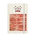 Carne di maiale di montone Grasso Cibo Texture Natale Pupazzo di Neve Notebook Spesso Copertina Rigida