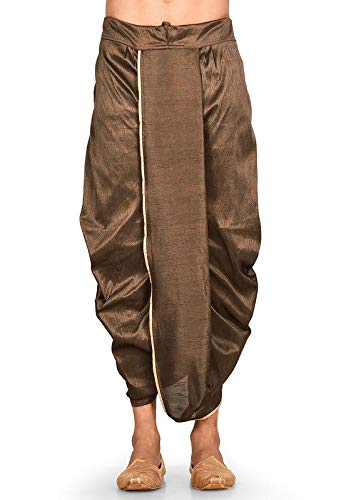 ARISHA Mens Dupion Art Silk Dhoti-(Free Size)-picture-29