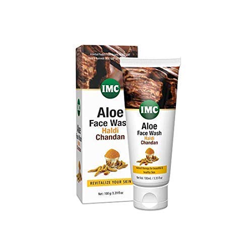 IMC Herbal(International Marketing Corporation) Face Wash with Haldi and Chandan (100 Gm)