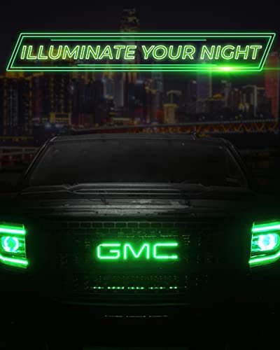 Kit LED RGB multicolor para emblema frontal GMC Sierra 07-18 miniatura 5