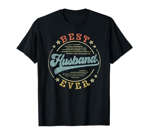 Best Husband Ever Father's Day Husband Gifts Vintage Emblem T-Shirt