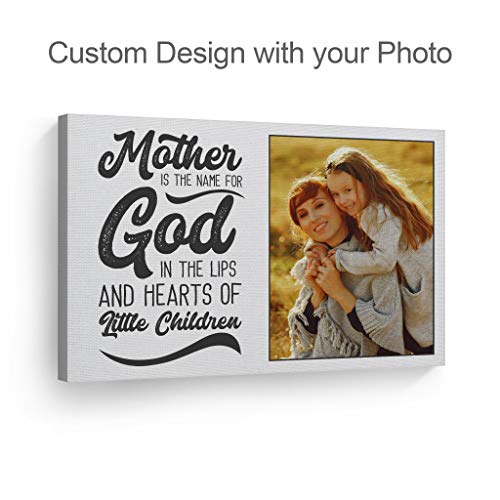 Smile Art Design Custom Photo Print Canvas Print with Your Photo Personalized Photo