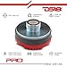 DS18 PRO-DR1.35 1.35” High Temperature Kapton Voice Coil Screw-On Tweeter Compression Driver - 400 Watts Max Power, 200 Watts RMS, 8 OHMS, Titanium Diaphragm, Set of 1