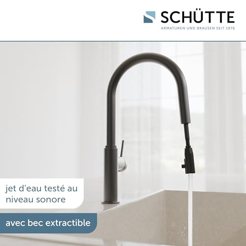 Mitigeur d'évier avec douchette pour éliminer les éclaboussures - 5