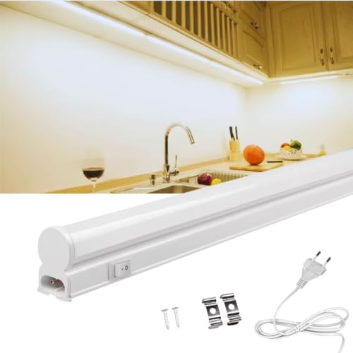Led Bant Armatür Floresan Tip Aç Kapa Butonlu Fişli (Gün Işığı, 60 Cm)