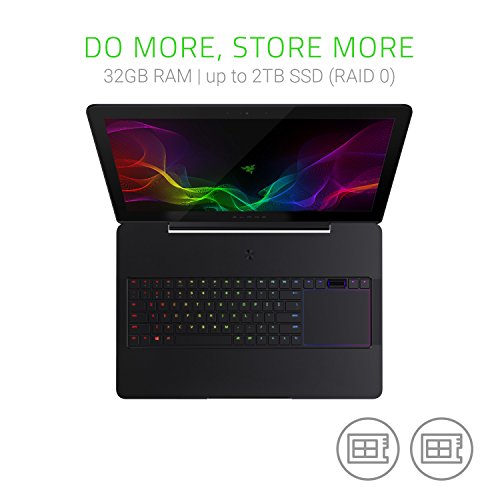 Image of Razer Blade Pro 17 inch Gaming Laptop - 4K Touchscreen - ULP Mechanical Keyboard - Intel Quad-Core Overclocked i7-7820HK - NVIDIA GeForce GTX 1080 - DDR4 32GB RAM - 512GB NVMe - Windows 10 - CNC Aluminum