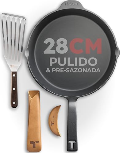 Imagen de TECOR Sartén de hierro fundido para inducción