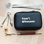Wood-Tobacco-Pipe-With-Cleaner-Tamper-Tool-Black-Bag-6-inch-Smoking-Pipe-Accessories-Kit-Kiseru-Red