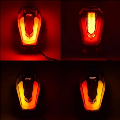 Luz trasera integrada para GSX-R 1000 2017-2024 con freno e intermitentes led 7