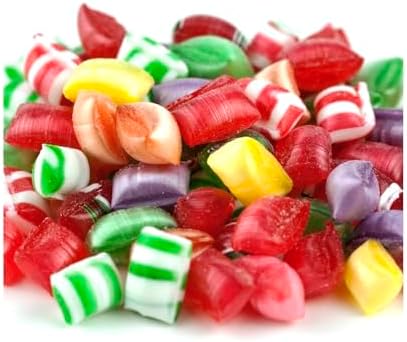 Christmas Rainbow Gems miniature fruit hard candy 1 pound