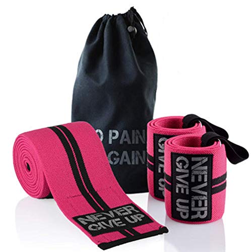 Bandes de genoux haltérophilie 1.6m pour entraînement de squat en salle