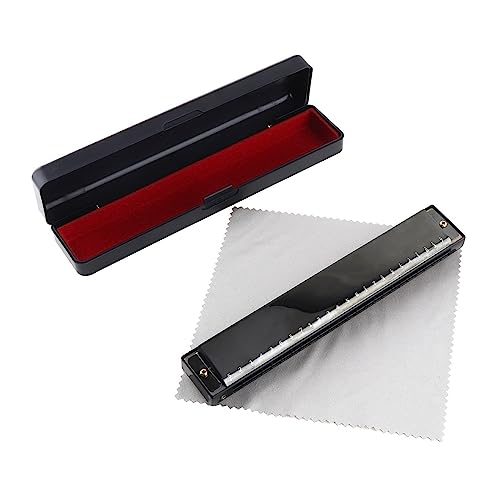 PacuM Harmonica par Instrument Key 10 Trous 24 Trous Harmonica 8K Titanium Tremolo Tone Key C Harmonica Harpe Orgue à Bouche Instruments de Musique avec Étui Harmonica (Color : D 24 Hole) - Les Beatles, Paul McCartney, John Lennon, RIngo Starr, George Harrison PacuM Harmonica par Instrument Key 10 Trous 24 Trous Harmonica 8K Titanium Tremolo Tone Key C Harmonica Harpe Orgue à Bouche Instruments de Musique avec Étui Harmonica (Color : D 24 Hole)