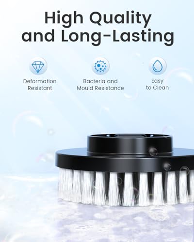 Image of 8-in-1 Replaceable Brush Heads Set, Versatile Cleaning Kit for Electric Spin Scrubber, Cleaning Portable Scrubber Heads for Bathroom, Tub, Tile, Floor, etc