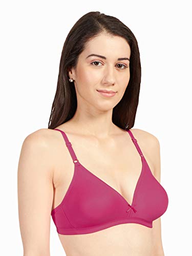Image of SONARI Omania Womens Non-Padded Cotton Polyester Bras - Solid, Non-Wired, Medium Coverage, Hand Washable (Pack of 2)