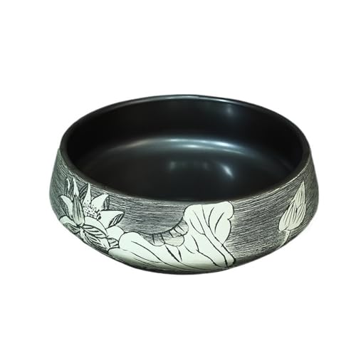 レトロアート カウンターシンク上 ヴィンテージ セラミック 丸みを帯びた角 大きな洗面台 洗面台 洗面台