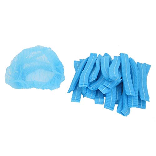 THEMISTO - built with passion Disposable Bouffant Caps for Surgical, Restaurants & Home Use, 100 Pieces, (Blue) (Image - 4)