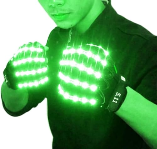 YUANYUYING LED-Blitzhandschuhe – Leuchtende Handschuhe für...