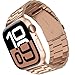 Produktbild ARTCHE Armband für Apple Watch 46mm/49mm/45mm/44mm/42mm, Ersatzarmband aus Edelstahl, Metall Uhrenarmband, kompatibel mit iWatch Armbaender Series 10/Ultra 2/Ultra/9/8/7/6/SE2/SE/5/4/3/2/1, Gold