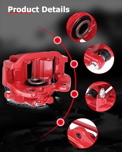 Image of cciyu 18-B4726 18-B4727 Rear Left & Right Brake Calipers With Bracket For Cadillac,For Chevy,For GMC