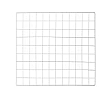 Material de alta calidad: El panel de rejilla metálica audaz y endurecido con revestimiento de plástico negro lo hace muy estudiado y de líneas simples, con buen soporte de carga, no es fácil de oxidar. Muy duradero y muy fácil de instalar por ti mismo. Puede montarse vertical u horizontalmente, no necesita instrucciones en absoluto.