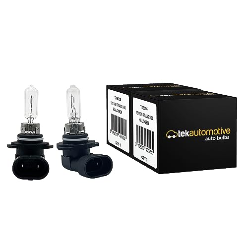 Tek Automotive HB3 9005 Headlight Bulbs – 12V 60W P20d Halogen Headlamp & Fog Light Bulbs – E Marked, Road Legal – Twin Pack