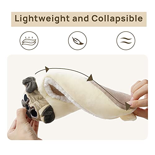 GaraTia Pug Slippers for Women Cute Dog Slippers Socks Warm Animal Soft Plush House Shoes Indoor4