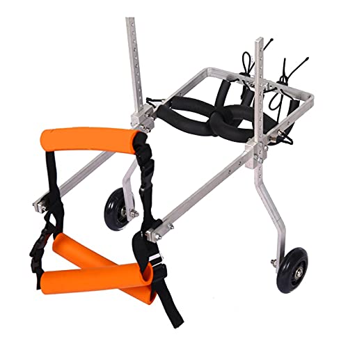 Consejos para Comprar easy 17 kg comprados en linea. 42 2 Ruedas Carrito de Perro Ajustable/Silla de Ruedas, 8 tamaños Ruedas de Ejercicio Animal, para Pet/PERTURAS PERTURAS DE Personas DE Personas, Peso Ligero, Easy Monthble (Size : M...