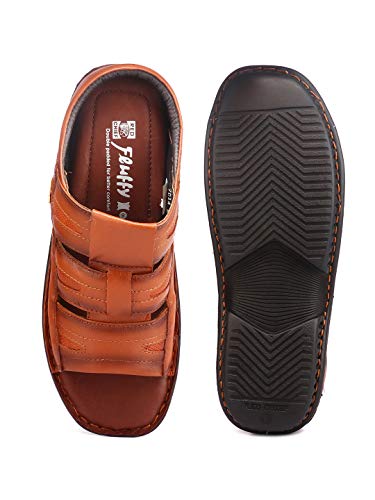 Image of Red Chief Genuine Napa Leather Casual Slip-On Slipper for Men | RC7014