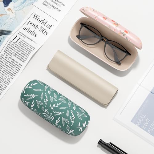 Image of Eyeglasses Case, Hard Shell Protective Case for Glasses, Unisex for Women Men