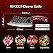 ROCOCO 3PCS Butcher Cleaver Knife Set for Meat Cutting Serbian Chef Knife Viking Boning Cleaver with Sheaths for Kitchen Outdoor BBQ Camping Birthday Father Mother Christmas Gift Idea Men