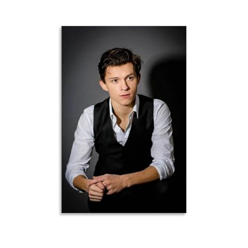 NeBaln Tom Holland - Póster de actor en lienzo para pared, impresión decorativa moderna, 40 x 60 cm