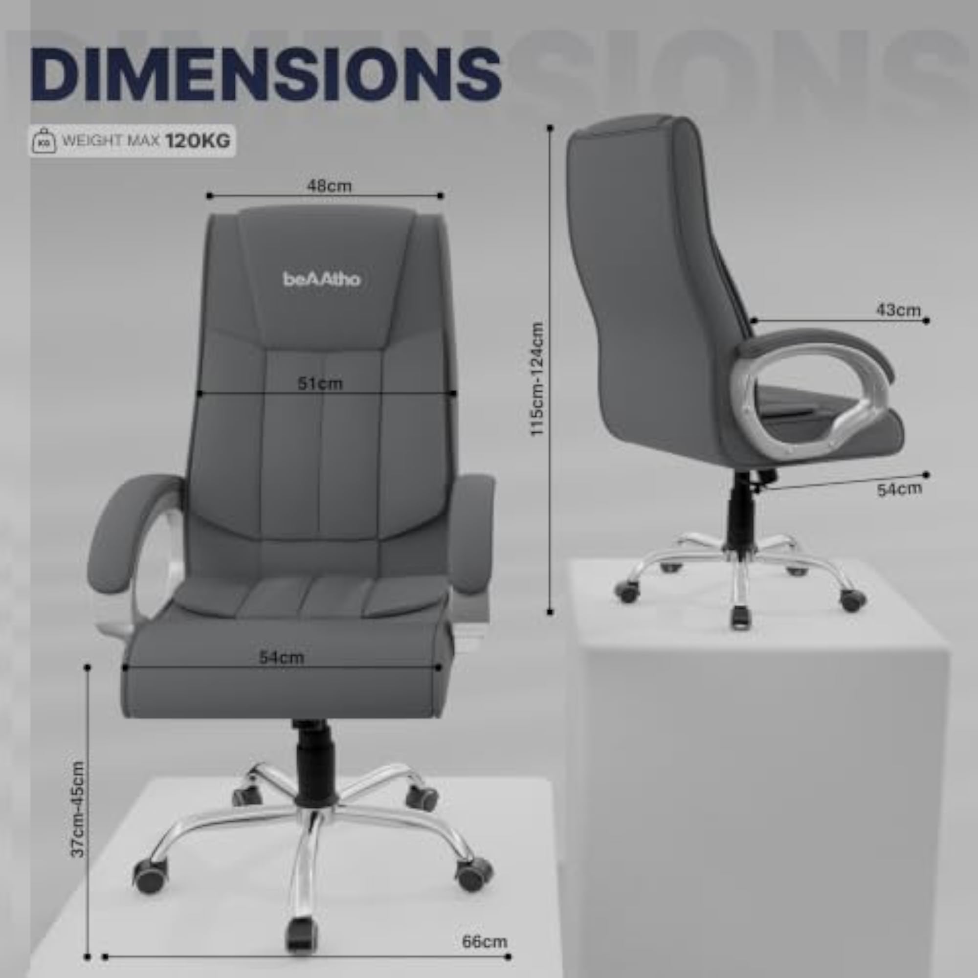 Berlin Orthopedic Boss Chair with Ergonomic Design