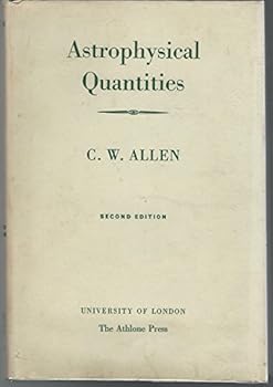 Hardcover Astrophysical quantities Book