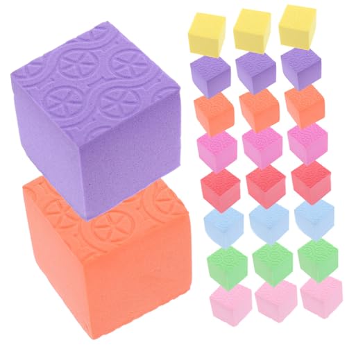 jojofuny 50pezzi Block Da Costruzione in Schiuma Colorata Cubetti Educativi Morbidi Per Ragazzo Ragazza Ragazza Gioco Didattico Interattivo Per Sviluppo Abilità Motorie e Matematiche Di Blo